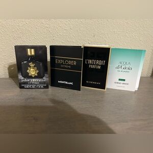 FREE with any purchase Men's Samples bundle